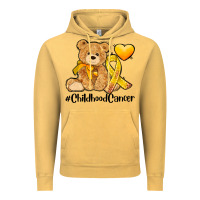 Vintage Mustard childhood cancer and cancer ribbon Vintage Hoodie - AdoDesignShop