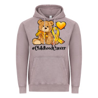 Vintage Zinc childhood cancer and cancer ribbon Vintage Hoodie - AdoDesignShop