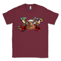 Burgundy Joy Longhorn Classic Tee - CowhideDigitalArt