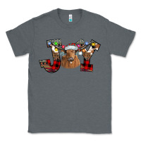 Charcoal Heather Joy Longhorn Classic Tee - CowhideDigitalArt