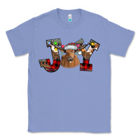 Colony Blue Joy Longhorn Classic Tee - CowhideDigitalArt
