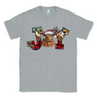 Heather Grey Joy Longhorn Classic Tee - CowhideDigitalArt
