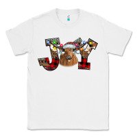 White Joy Longhorn Classic Tee - CowhideDigitalArt