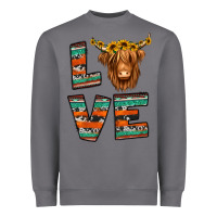 Storm love highland cow Heavyweight Sweatshirt - Jasminsmagicworld