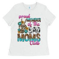 White proud member of the bad moms club Ladies Tee - texasbilliewilder