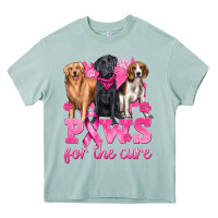 Arona Paws For The Cure Heavy Core Tee - texasbilliewilder