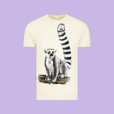 Ringtail Cat Vintage Tee Designed By Lillyallendesigns