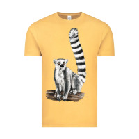 Vintage Mustard Ringtail Cat Vintage Tee - LillyAllenDesigns