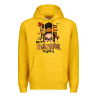 Lemon one thankful mama afro messy bun Premium Hoodie - texasbilliewilder