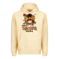 Pina Colada one thankful mama afro messy bun Premium Hoodie - texasbilliewilder