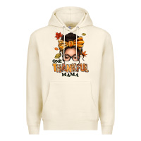 Tofu one thankful mama afro messy bun Premium Hoodie - texasbilliewilder