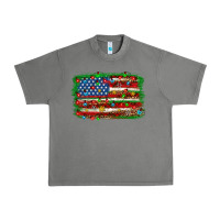 Tornado Christmas american flag Urban Heavy Tee - NancyCooperArtShop