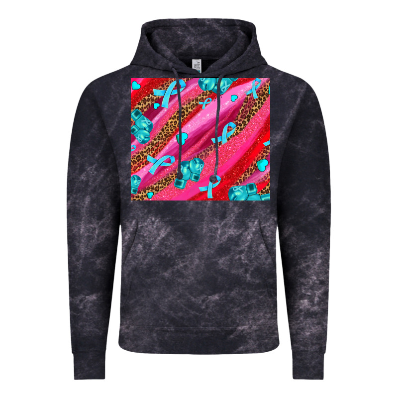 Cancer Boxing Gloves And Cancer Ribbon Vintage Hoodie by AdoDesignShop | Teevron