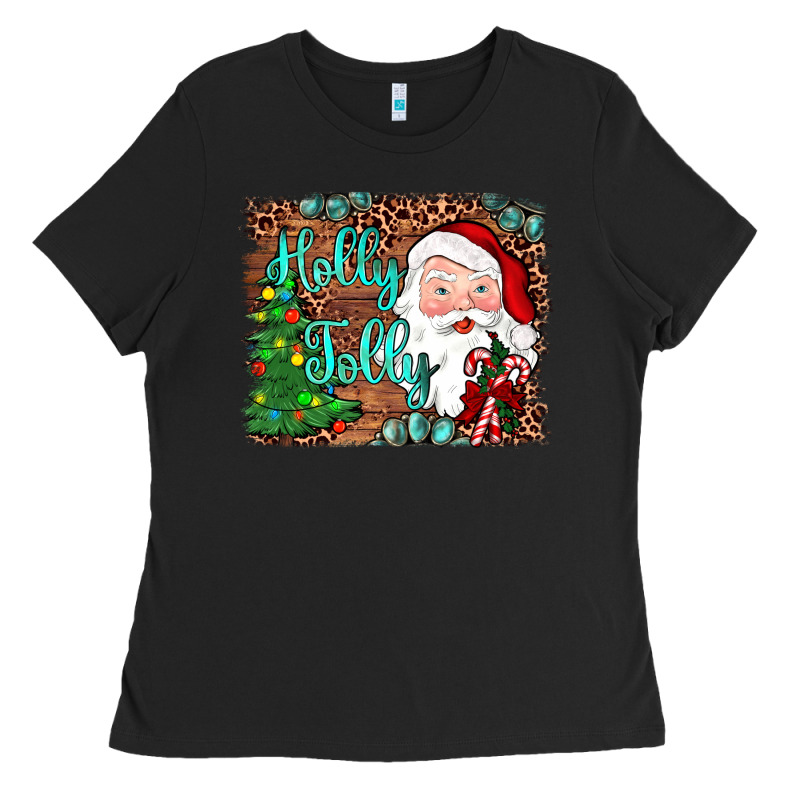 Holly Jolly Ladies Tee by JahusDesignShop | Teevron