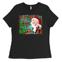 Black holly jolly Ladies Tee - JahusDesignShop