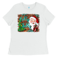 White holly jolly Ladies Tee - JahusDesignShop