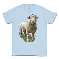 Dusty Blue dorset sheep Classic Tee - LillyAllenDesigns
