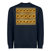 Leopard Glitter Sunflower Tumbler Heavyweight Sweatshirt | Teevron