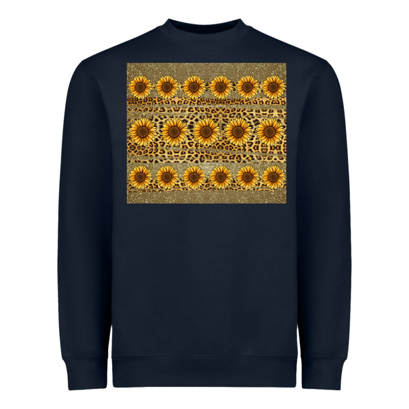 Leopard Glitter Sunflower Tumbler Heavyweight Sweatshirt by Jasminsmagicworld | Teevron