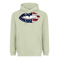 Matcha Lips American Flag Heavyweight Hoodie - Bettercallsaul