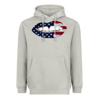 Moon Dust Lips American Flag Heavyweight Hoodie - Bettercallsaul