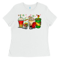 White juneteenth coffee cups Ladies Tee - Zillion Design Studio