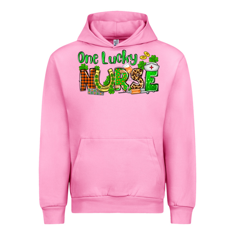 St. Patrick's One Lucky Nurse Urban Hoodie by OliviaCreatesArt | Teevron