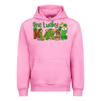 Fuchsia Pink St. Patrick's One lucky Nurse Urban Hoodie - OliviaCreatesArt