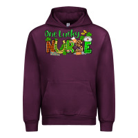 Mauve Wine St. Patrick's One lucky Nurse Urban Hoodie - OliviaCreatesArt
