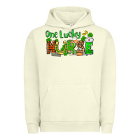 Pigment Pistachio St. Patrick's One lucky Nurse Urban Hoodie - OliviaCreatesArt