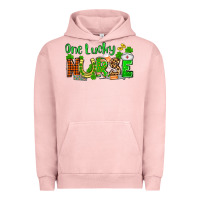Pigment Salmon St. Patrick's One lucky Nurse Urban Hoodie - OliviaCreatesArt