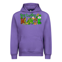 Tulip St. Patrick's One lucky Nurse Urban Hoodie - OliviaCreatesArt