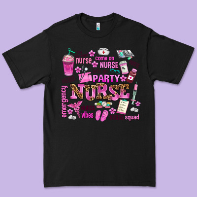 Come On Nurse Lets Go Party Premium Tee Designed By Adodesignshop