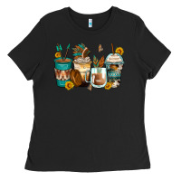 Black indian headdress coffee cups Ladies Tee - Zillion Design Studio