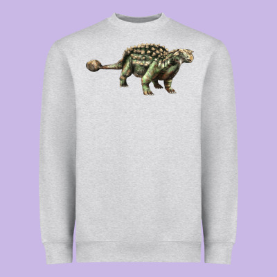 Ankylosaurus T-rex Heavyweight Sweatshirt Designed By Lillyallendesigns