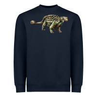 Navy Ankylosaurus T-Rex Heavyweight Sweatshirt - LillyAllenDesigns