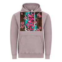 Vintage Zinc western pattern pink with floral cancer ribbon Vintage Hoodie - AdoDesignShop