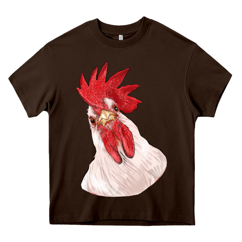 Silly Chicken Head Heavy Core Tee by RanaPortraitStore | Teevron