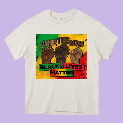 Juneteenth Black Lives Matter Tumbler Heavy Core Tee Designed By Barkaloodesign