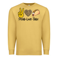 Antique Gold Peare Love Tacos Premium Sweatshirt - Bettercallsaul