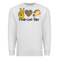 Oatmeal Heather Peare Love Tacos Premium Sweatshirt - Bettercallsaul