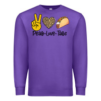 Purple Peare Love Tacos Premium Sweatshirt - Bettercallsaul