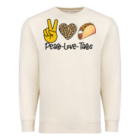 Sandshell Peare Love Tacos Premium Sweatshirt - Bettercallsaul