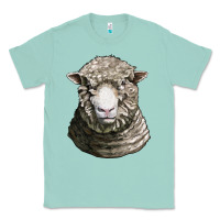 Seafoam dorset sheep head Classic Tee - LillyAllenDesigns