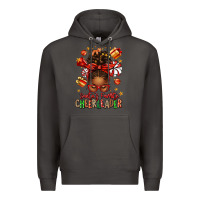 Smoke santa's favorite cheerleader afro messy bun Premium Hoodie - texasbilliewilder