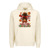 Tofu santa's favorite cheerleader afro messy bun Premium Hoodie - texasbilliewilder