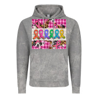 Cloud Rock western colorfull cancer ribbon Vintage Hoodie - AdoDesignShop