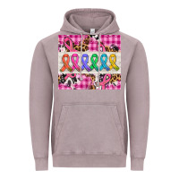Vintage Zinc western colorfull cancer ribbon Vintage Hoodie - AdoDesignShop