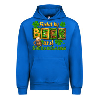 Cobalt St. Patrick's Fueled by beer and shenanigangs Urban Hoodie - OliviaCreatesArt