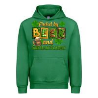 Emerald St. Patrick's Fueled by beer and shenanigangs Urban Hoodie - OliviaCreatesArt